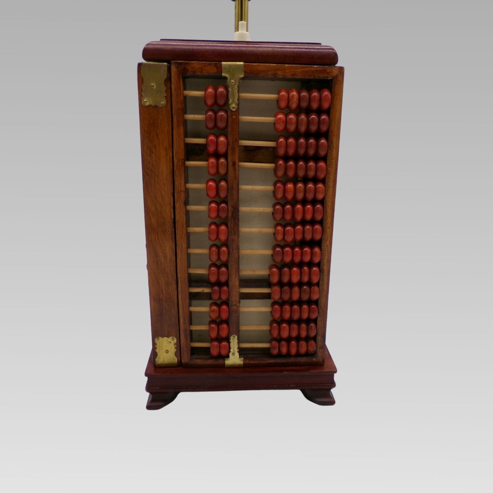Original Quality Vintage Oriental Chinese Abacus Decorative Table Lamp View III