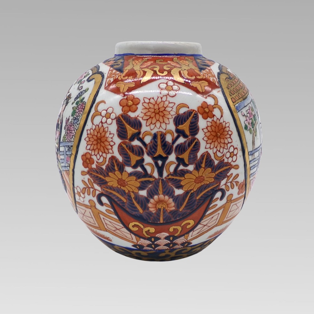 Charming Minguo Vintage Chinese Famille Rose Oriental Hand Painted Ginger Jar View V