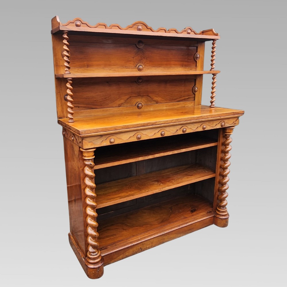 Rare Fabulous Antique Victorian Walnut Buffet Sideboard Dresser Bookcase c1880
