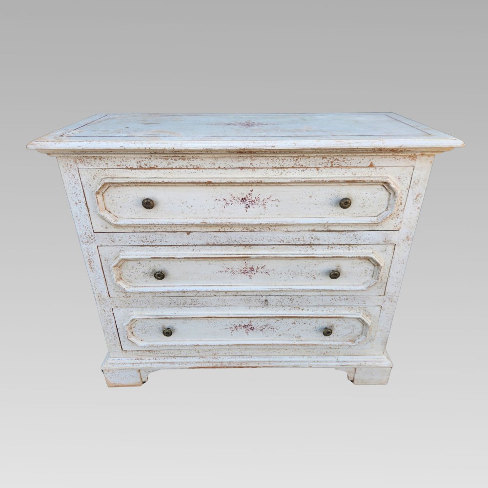 Stunning Hand Painted Swedish Antique Original Quality Chest of Drawers View II