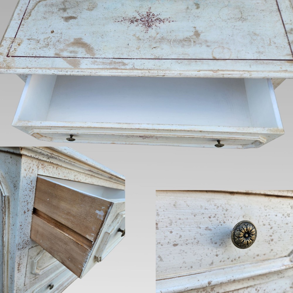 Stunning Hand Painted Swedish Antique Original Quality Chest of Drawers View VII