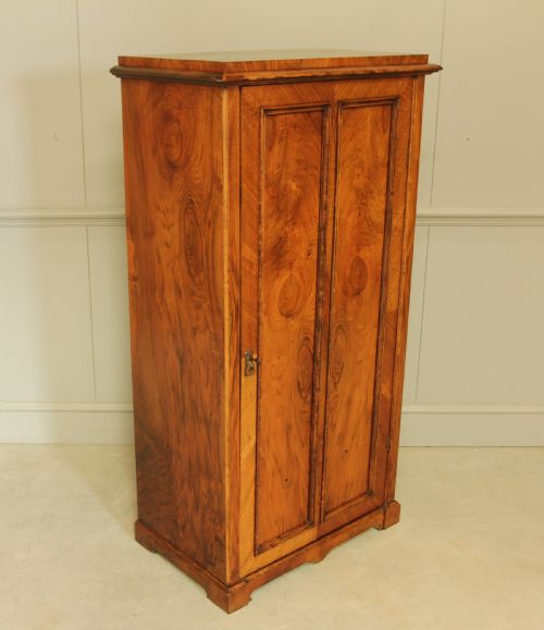 fig 2. An Exquisite Swedish Neo-Renaissance Burr Walnut Wardrobe.