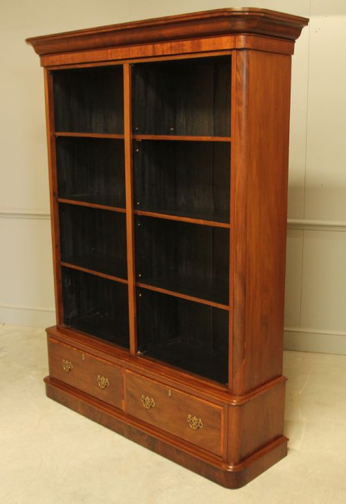 STUNNING VICTORIAN MAHOGANY BOOKCASE - ADDITIONAL PHOTO 2