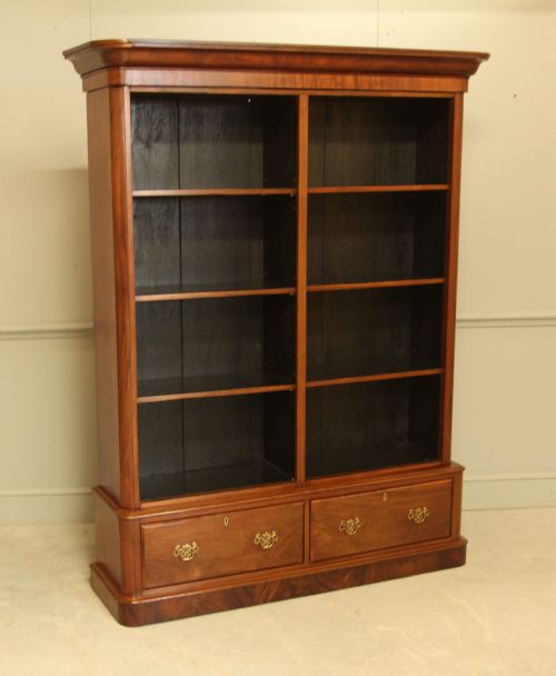 STUNNING VICTORIAN MAHOGANY BOOKCASE - ADDITIONAL PHOTO 3