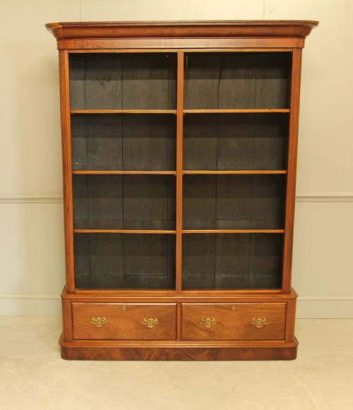 STUNNING VICTORIAN MAHOGANY BOOKCASE - ADDITIONAL PHOTO 7