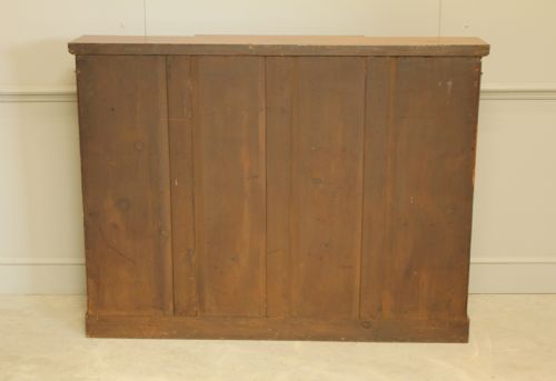 ELEGANT VICTORIAN MAHOGANY BREAKFRONT BOOKCASE - ADDITIONAL PHOTO 8