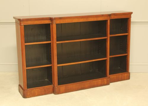 fig 1. Victorian Mahogany Breakfront Bookcase