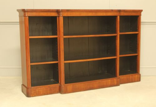 fig 2. Victorian Mahogany Breakfront Bookcase