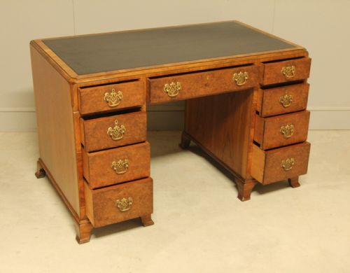 BURR WALNUT WRITING DESK - ADDITIONAL PHOTO 3