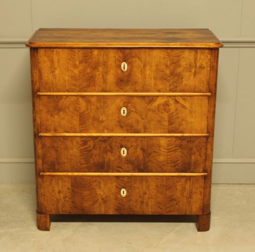 fig 1. 19th-Century Swedish Birch Chest of Drawers