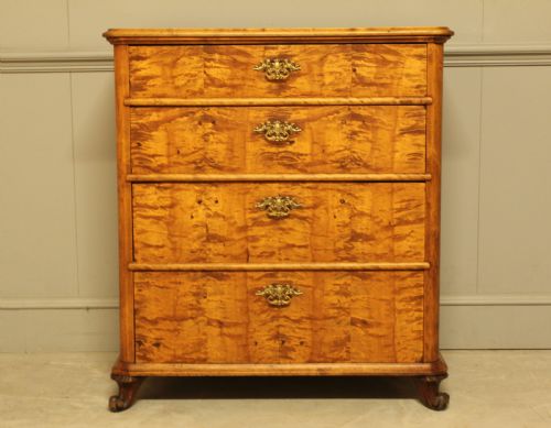 19th-century Swedish Birch Chest of Drawers