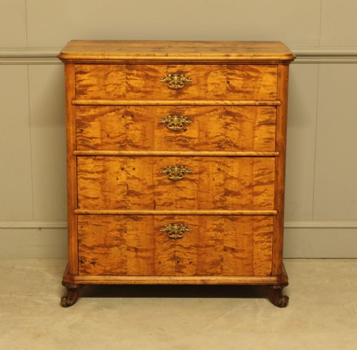 fig 1. 19th-Century Swedish Birch Chest of Drawers