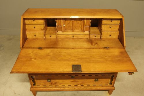 fig 2. 19th-century Swedish oak bureau
