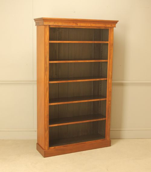 fig 2. A handsome 19th-century mahogany tall open bookcase