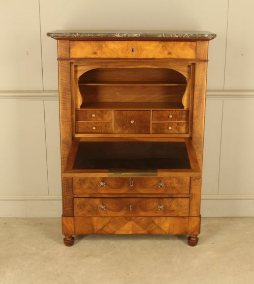 fig 2. 19th‑Century French Walnut Secretaire.