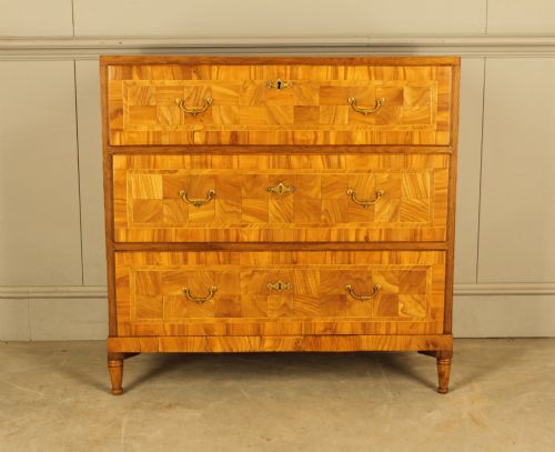 Early 19th‑century Walnut Danish Chest of Drawers