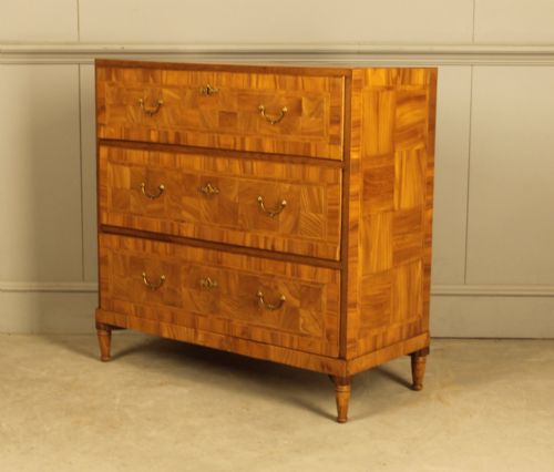 fig 1. Early 19th‑Century walnut Danish Chest of Drawers