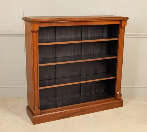 A Victorian Mahogany Open Bookcase