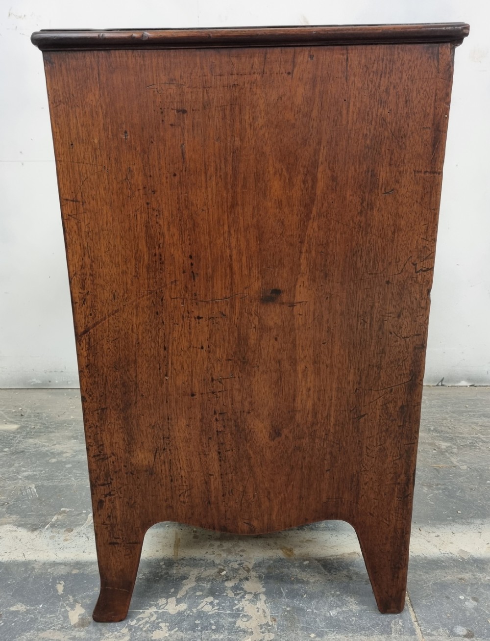 19th Century low chest of drawers  View X