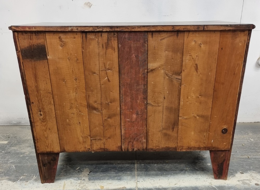 19th Century low chest of drawers  View XII