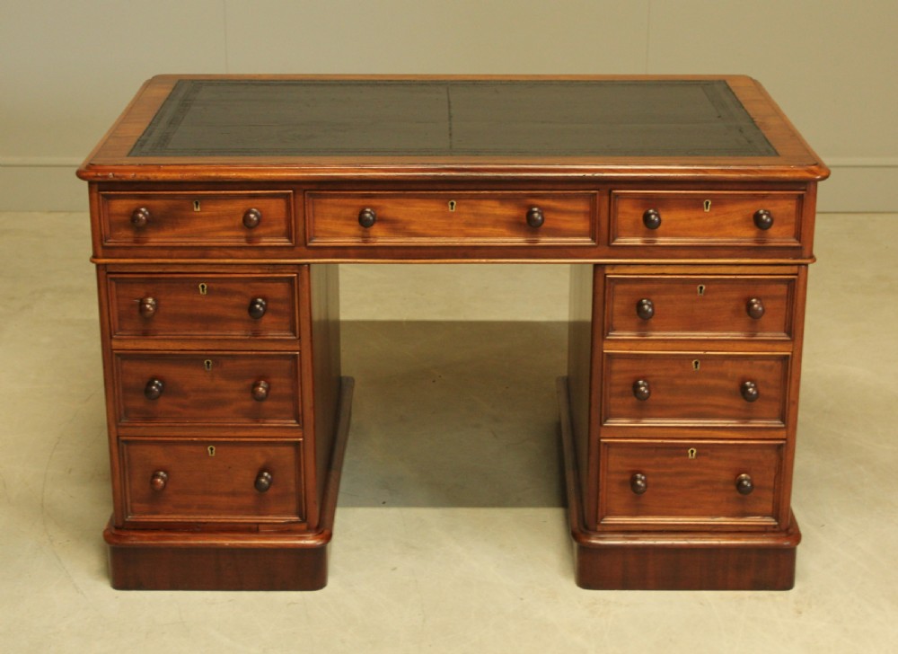 A VICTORIAN MAHOGANY WRITING DESK View III
