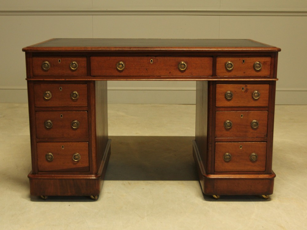 A Victorian mahogany writing desk  View III