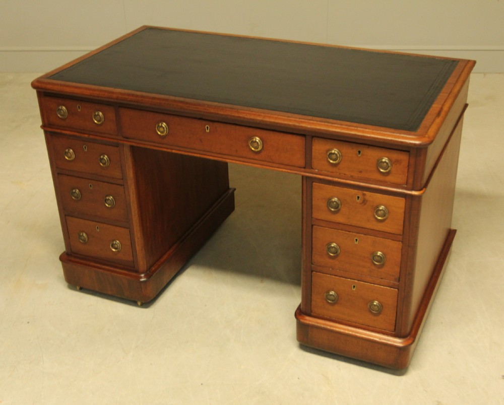 A Victorian mahogany writing desk  View VI