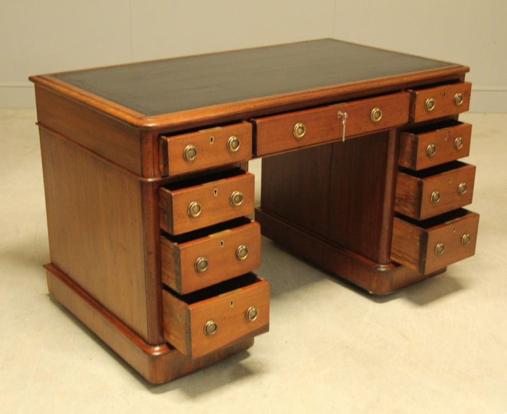 A Victorian mahogany writing desk  View VII