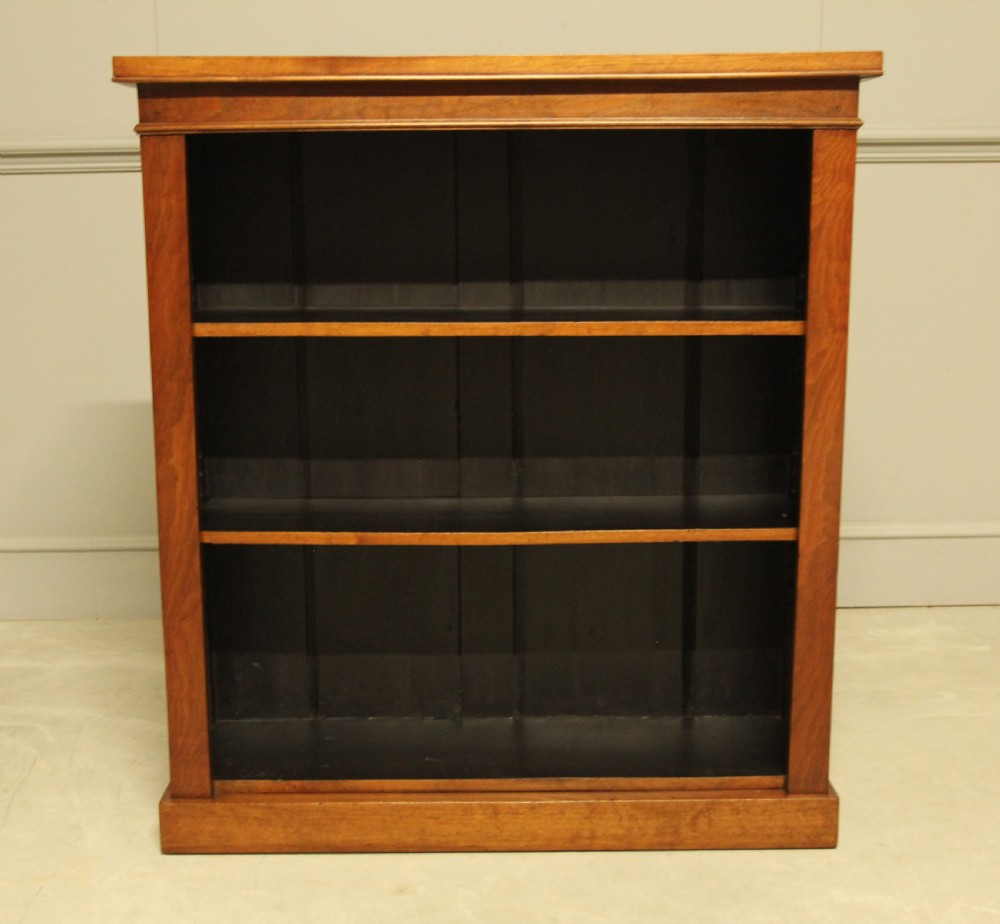 A Victorian Walnut open bookcase.