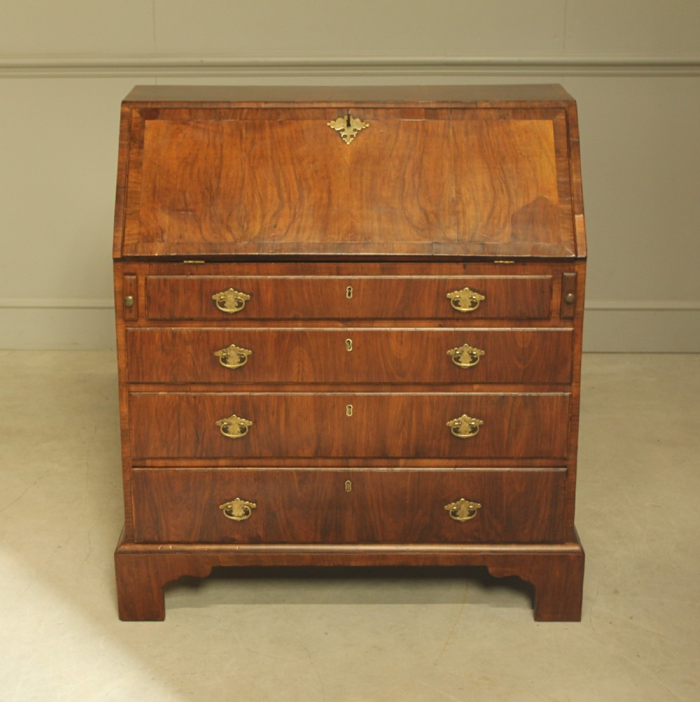 AN 18th century walnut bureau.  View IV