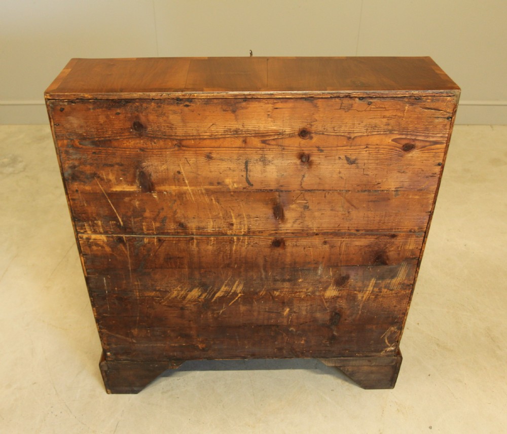 AN 18th century walnut bureau.  View X