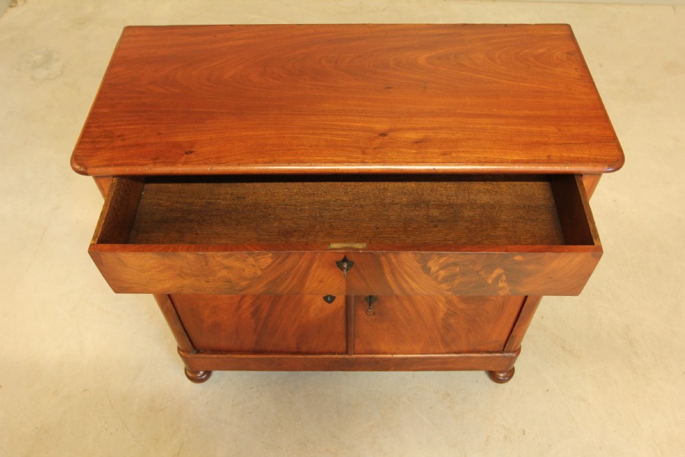 A VICTORIAN MAHOGANY SIDEBOARD. View VIII