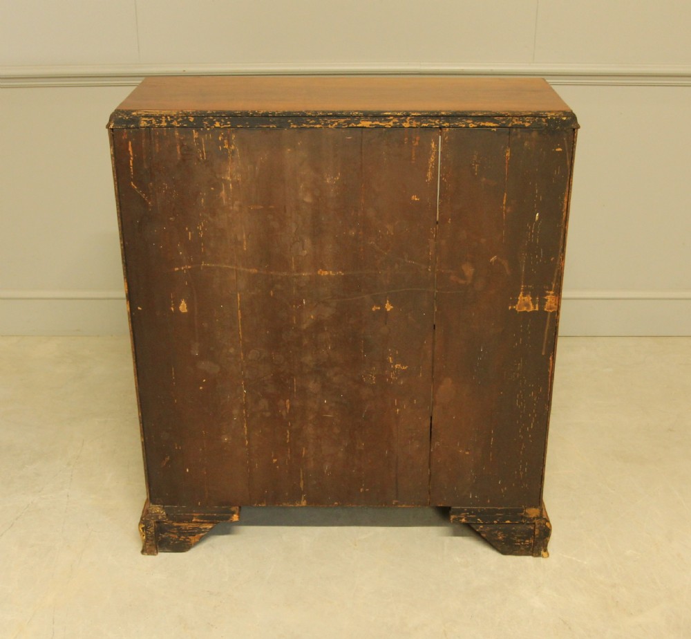 AN EARLY 20TH WALNUT DISPLAY BOOKCASE. View X