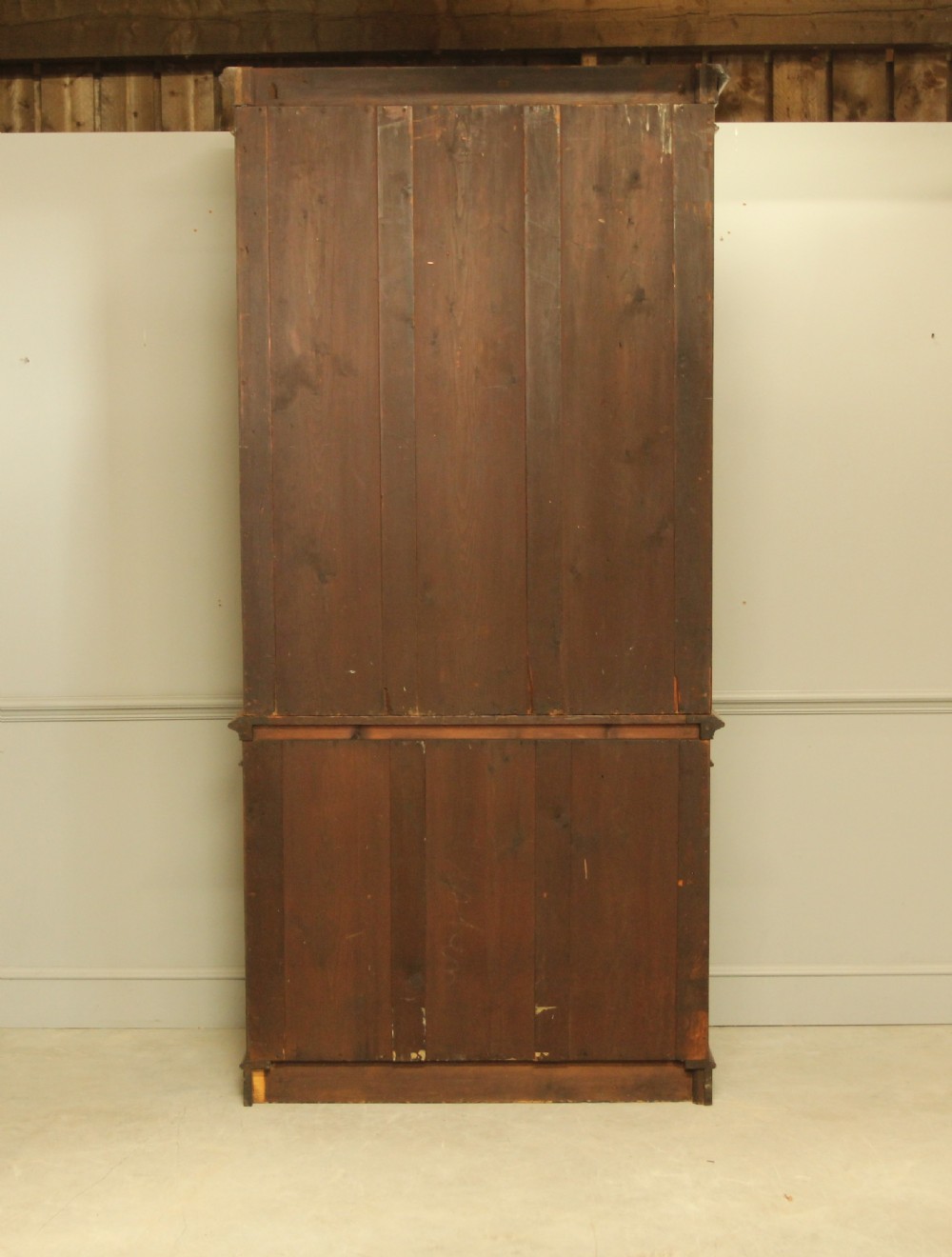 A VICTORIAN AESTHETIC OAK OPEN BOOKCASE. View X