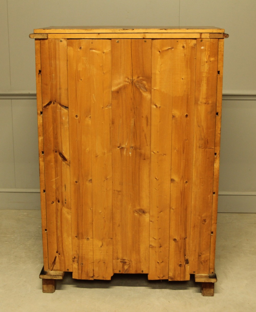 A 20TH CENTURY SWEDISH BIRCH CHEST OF DRAWERS. View XI