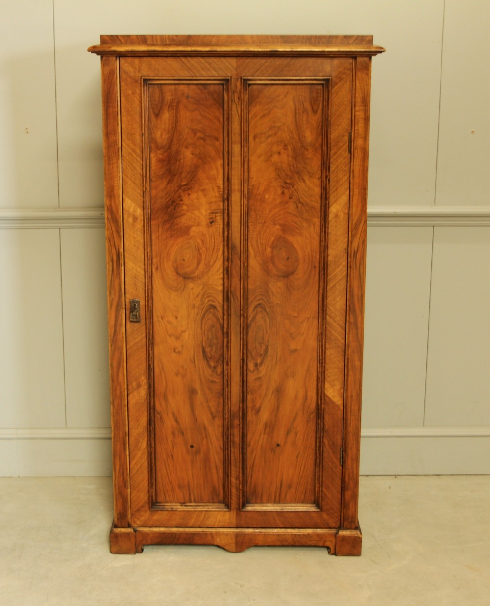 An Exquisite Swedish Neo-Renaissance Burr Walnut Wardrobe. View II