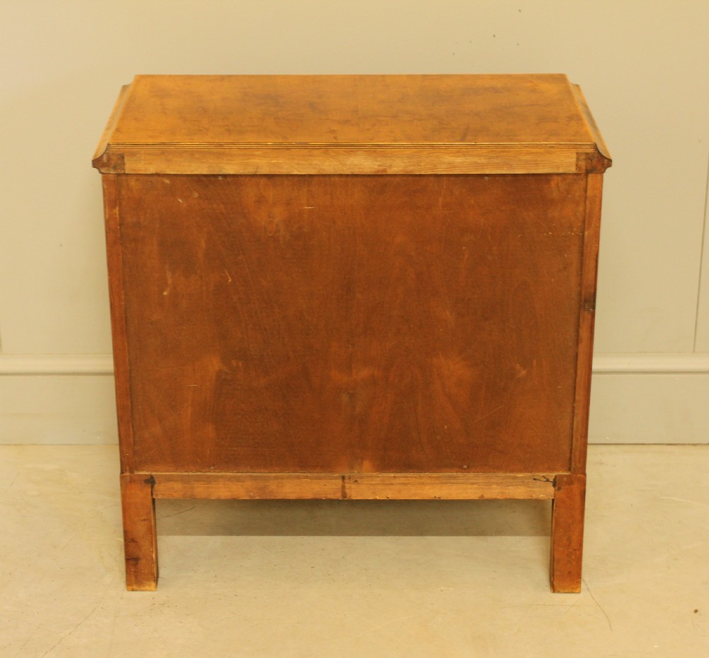 an early 20th-century Danish birch bedside chest of drawers View XI