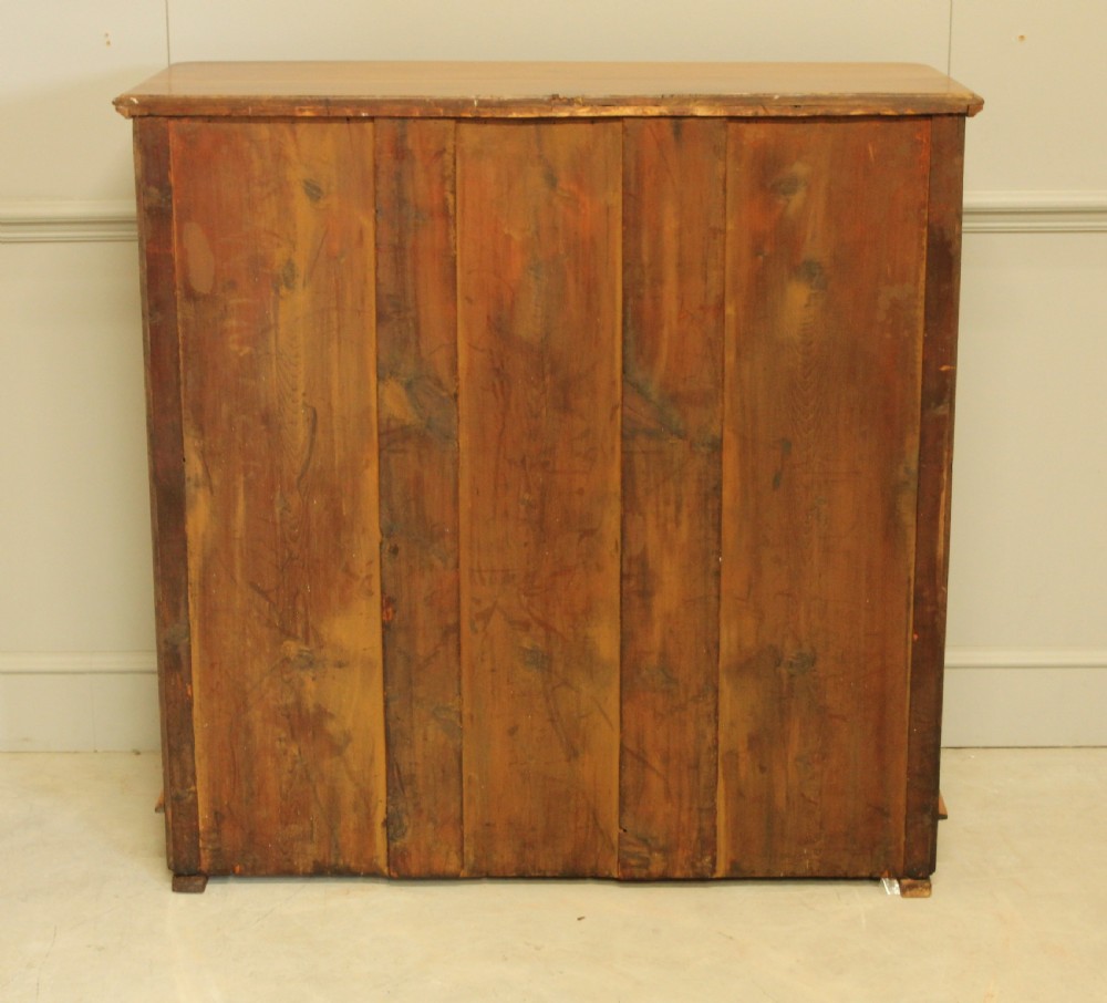 A VICTORIAN BURR WALNUT CHEST OF DRAWERS View X