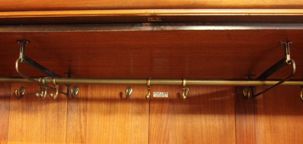 AN EARLY 20TH CENTURY BURR WALNUT TRIPLE WARDROBE View IX