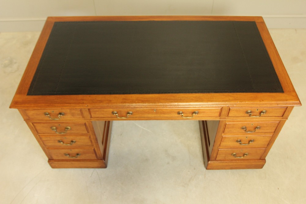 Early 20th Century Mahogany Banker's Desk View III