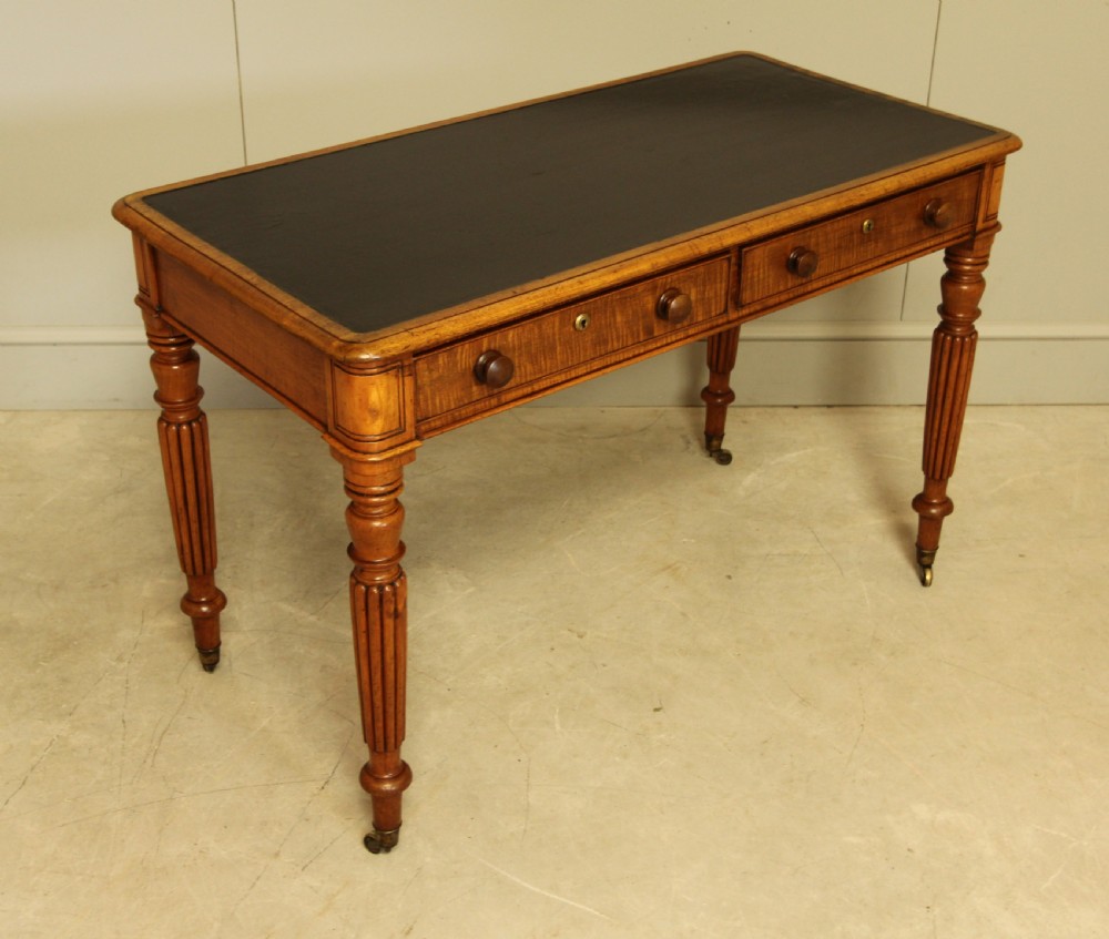 Elegant Victorian Mahogany Writing Table View VI