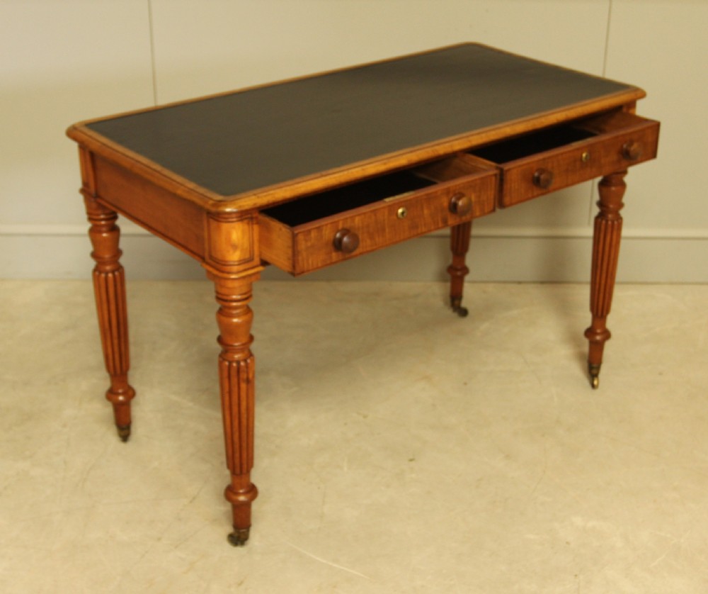 Elegant Victorian Mahogany Writing Table View VII