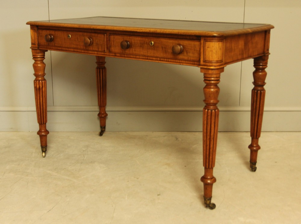 Elegant Victorian Mahogany Writing Table View VIII