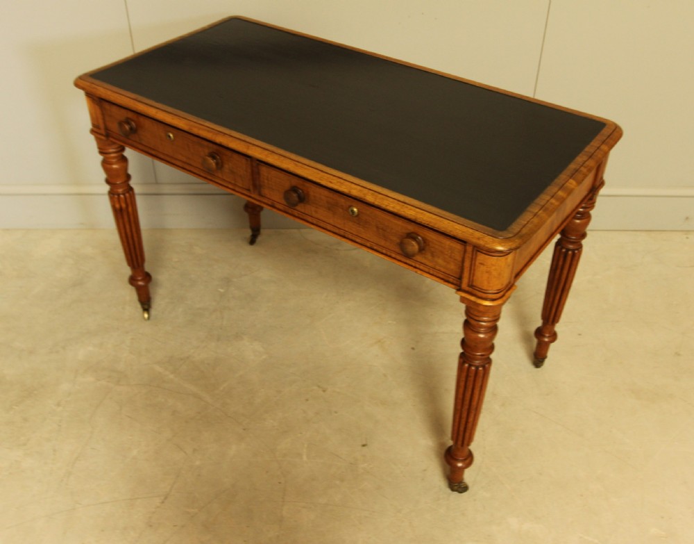 Elegant Victorian Mahogany Writing Table View IX