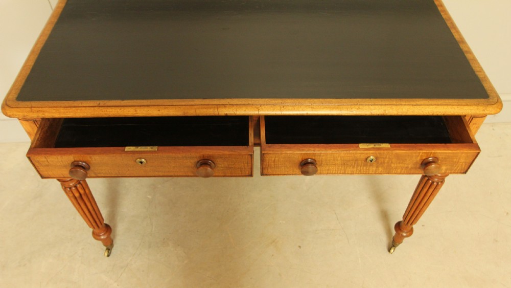 Elegant Victorian Mahogany Writing Table View X
