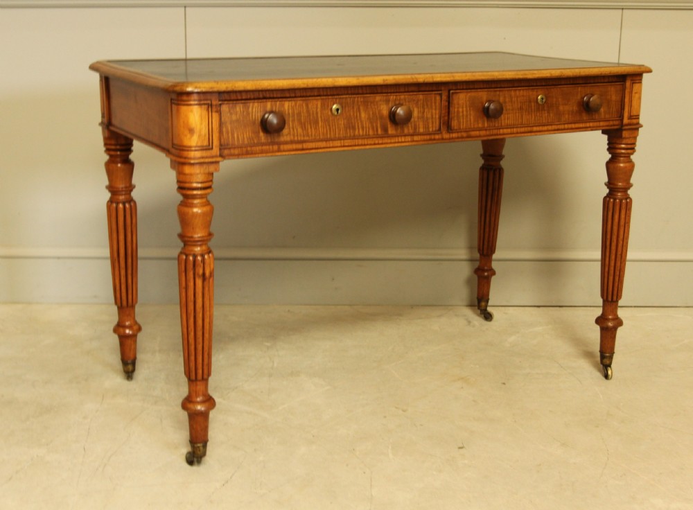 Elegant Victorian Mahogany Writing Table View XII