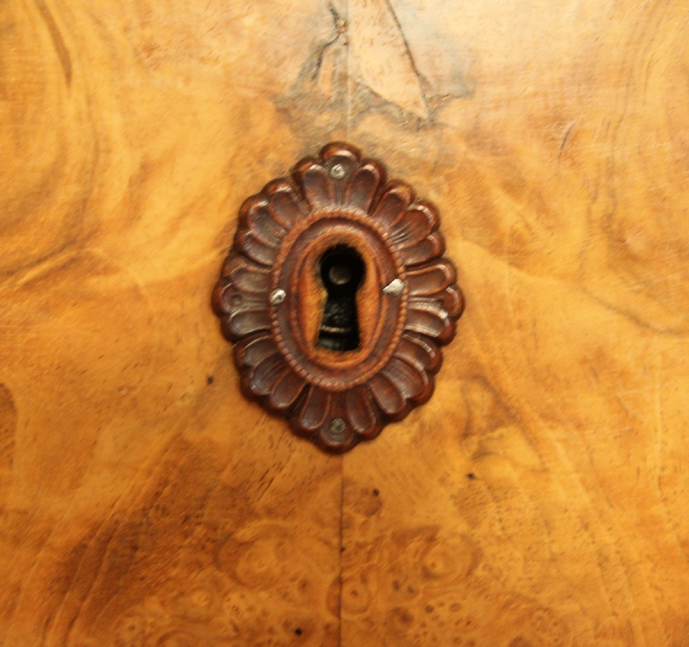 Swedish Burr Walnut Chest of Drawers View XII