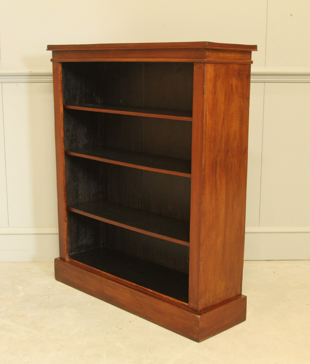 Elegant Victorian Mahogany Open Bookcase View VII