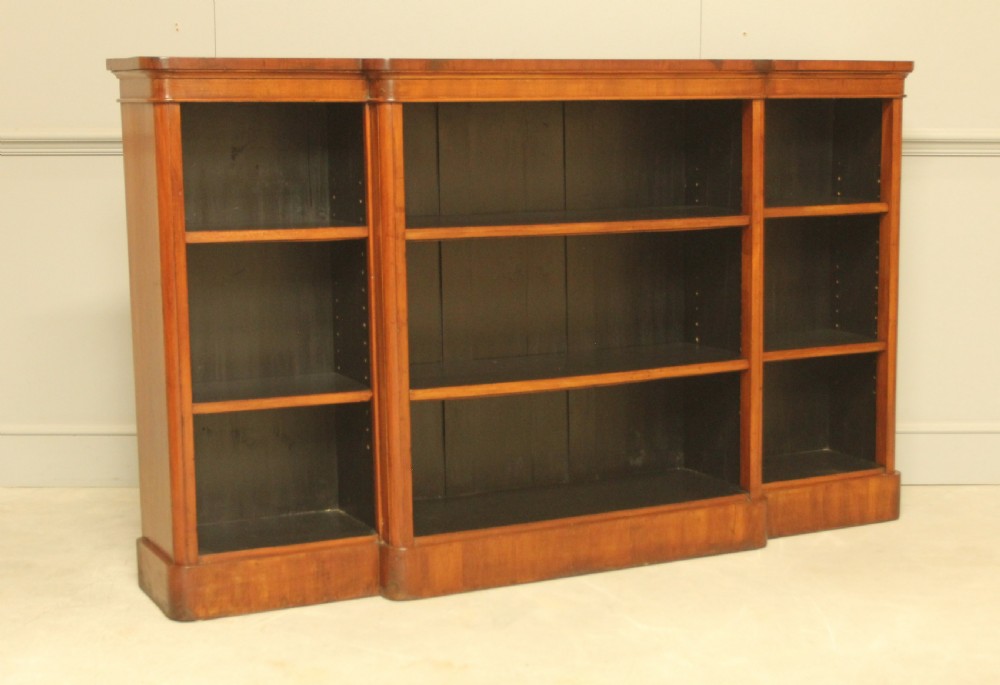 Victorian Mahogany Breakfront Bookcase View III