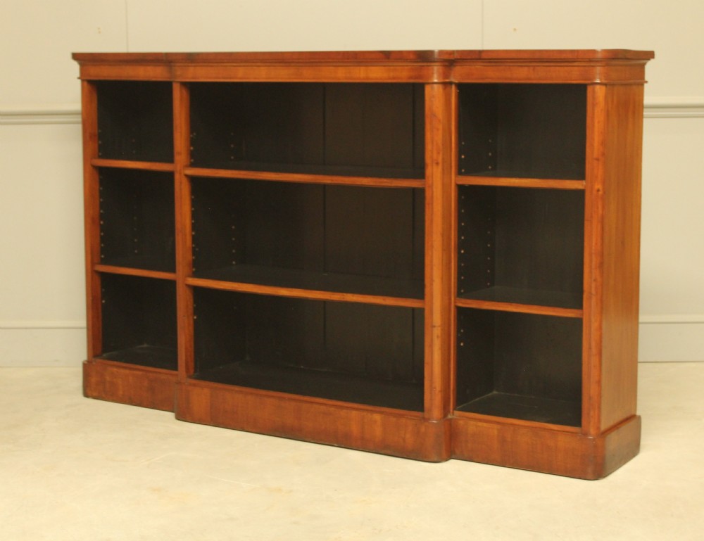 Victorian Mahogany Breakfront Bookcase View IV